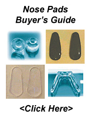 Silicone nose pads and adhesive nose pads